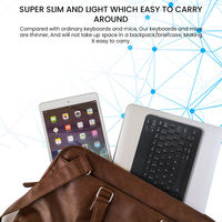 Teclado y Ratón Inalámbricos Bluetooth Ergonómicos Mini Slim de 78 Teclas, Precio Económico y Calidad Premium