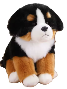 Peluche Realista y Suave de Perro de Montaña Bernés - Product Image 4