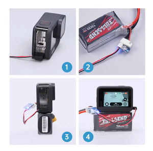 Câble d'alimentation de type C vers prise d'équilibrage 5V, câble de charge pour caméra <span class=keywords><strong>Go</strong></span> <span class=keywords><strong>Pro</strong></span> <span class=keywords><strong>Hero</strong></span> 6 / <span class=keywords><strong>7</strong></span> / 8 / 9 / 10 / 11, pièce de drone FPV - Product Image 4
