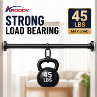 ARODDY 800K Tringles à rideaux robustes en acier au carbone de 32 mm, sans perçage, pour fenêtres, vente en gros OEM ODM