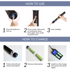 Lápiz de Acupuntura con Terapia Láser Frío LLLT de Luz Roja y Cercana a Infrarroja para la Curación de Heridas y la Regeneración Nerviosa - Product Image 5