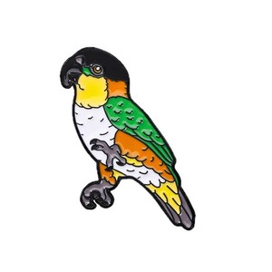 新作鳥動物ブローチ漫画バッジオウムオオハシバッジ服デコレーションかわいいギフトソフトエナメルラペルピン - Product Image 6
