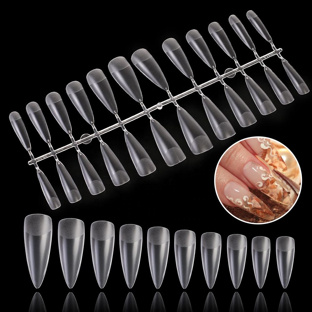 Nail Tips Tapered Square Tips Stiletto Nails False Nails Box