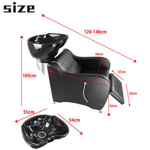 Sillón <span class=keywords><strong>de</strong></span> Peluquería BLISSLIFE, Herramientas <span class=keywords><strong>de</strong></span> Belleza para el Cabello, Sillón <span class=keywords><strong>de</strong></span> Champú Negro Clásico para Salón <span class=keywords><strong>de</strong></span> Belleza, Liquidación 2026 - Product Image 1