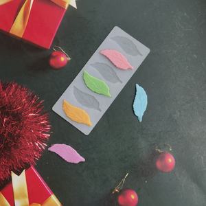 <span class=keywords><strong>Moule</strong></span> à gâteau en Silicone en forme de feuille 3D, 6 feuilles, Cupcake au chocolat, savon glacé, <span class=keywords><strong>beurre</strong></span>, petits Brownies, outils pour gâteaux de fête - Product Image 1