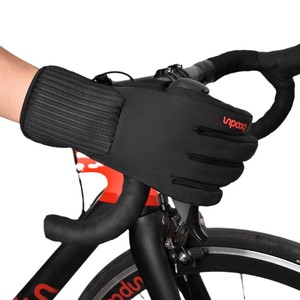 Autumn Winter Thickened Cycling <b>Gloves</b> With Long Fingers Touchscreen Waterproof Outdoor <b>Warm</b> Electric Bike Hand Protector - Product Image 2