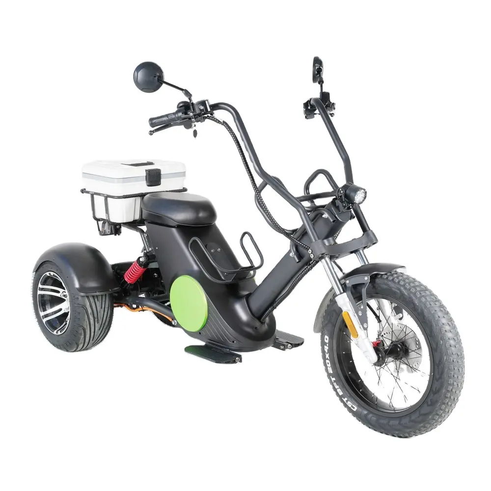 Rooder 60v akülü 3 tekerlekli engelli elektrikli scooter hareketlilik scooter