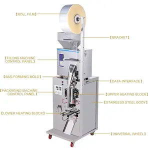 Glatterer Betrieb und rationellere Struktur Pollenverpackungsmaschine Pulver-Kunststoffbeutel-Herstellungsmaschine 60