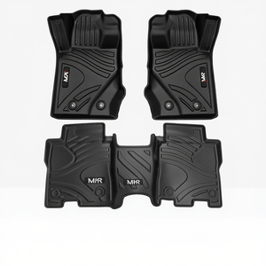 Alfombrillas para Auto MKR 2021-2023 para Ford Bronco de 4 Puertas, Alfombrillas para Todo Clima, Juego Completo de Accesorios Interiores de TPE 3D, No Compatible con Modelos de 2 Puertas - Product Image 1