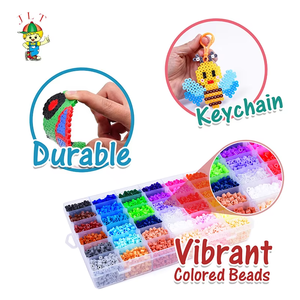 Venta al por mayor 36-Color Hama Beads 5mm de alta calidad educativo DIY artesanía Perler fusible HECHO DE Material EVA para niños - Product Image 2