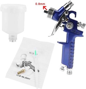 Pistolet de pulvérisation H2000 pour petites voitures, 0,5 mm, 0,8 mm, 1,0 mm, HVLP, micro-pistolet de peinture sans air, vente chaude - Product Image 2