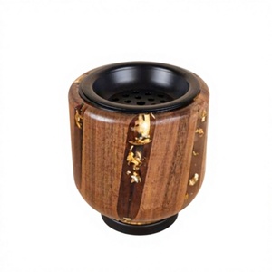 Quemador de Resina de Madera de Incienso Indio Hecho a Mano, Duradero, con Diseño Geométrico de Alambre, Soporte Aromático, Decoración para el Hogar, Uso en Todas las Estaciones - Product Image 1
