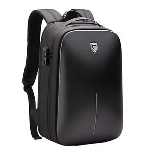 Eco-Friendly Carbon Fibre Oxford Material USB Slim Laptop <b>Backpack</b> Waterproof Hard Shell for Teenagers-Robust Travel Companion - Product Image 2