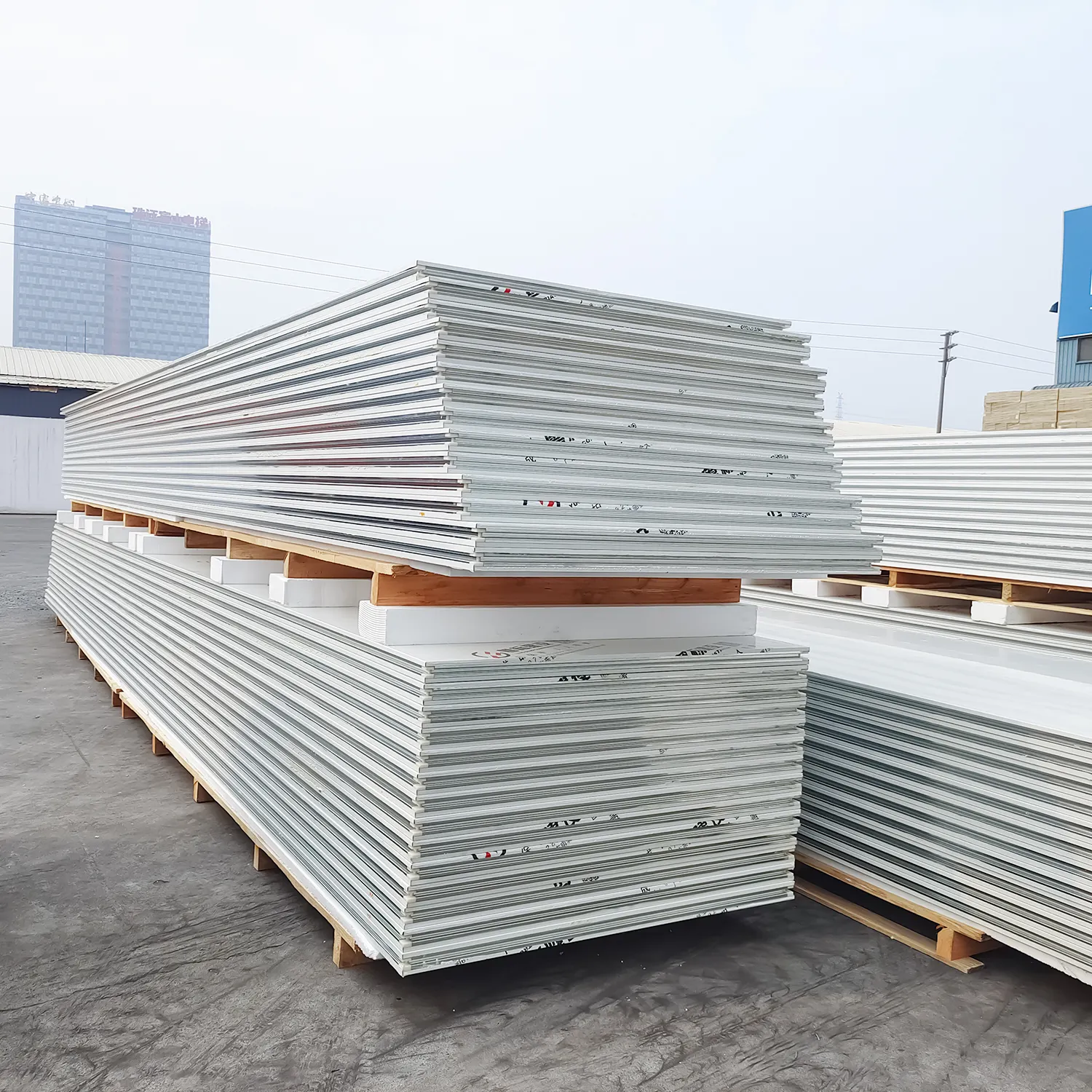 Rock Wool Clean room Sandwich Panel Container House Building Materials Sandwich Panel