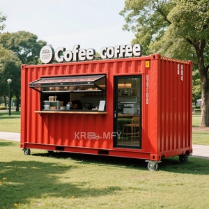Boutique de boulangerie contemporaine, cuisine mobile préfabriquée, kiosque de restauration, maison conteneur, maisons préfabriquées robustes et durables - Product Image 1