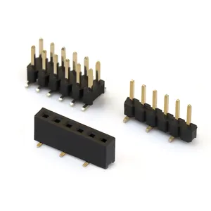 1.0/1.27/2.0/2.54mm pas mâle femelle broche d'en-tête 1.0mm 1.27mm 2.0mm 2.54mm connecteur Smd Smt mâle femelle broche d'en-tête