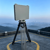 360 °   Sistema de Seguridad Perimetral con Cobertura Completa, Frecuencia de Actualización de 1s, Alcance ≥25km, IP67, Radar de Detección de Objetivos Terrestres y Costeros AESA 1D
