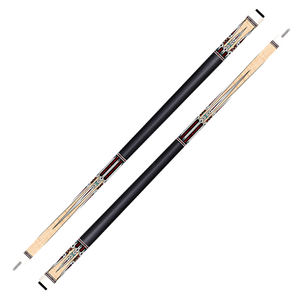 Queue de billard NO.09-2 gang qin shi technologie noire en Fiber de carbone 1/2 fendue avec bâton de billard de longueur de pointe OEM personnalisé - Product Image 3