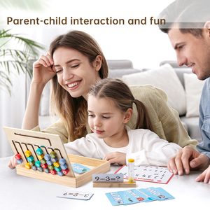 Fabbricazione professionale bambini educativi di apprendimento Montessori giocattoli in <span class=keywords><strong>legno</strong></span> <span class=keywords><strong>per</strong></span> bambini inglese e matematica giocattoli di apprendimento - Product Image 6