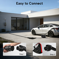 Nouveau câble d'extension de charge pour véhicules électriques 7M GB/T 32A 7.2KW, cordon de chargeur portable pour véhicules électriques