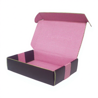 Cajas de Papel para Manualidades, Fabricación de Empaques Personalizados, Carpetas de Cartón Corrugado Reciclable de Colores, Impresas, Duraderas, con Esponja para Ropa