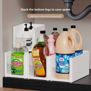 תיבת אחסון מודולרית שקופה עם עיצוב שילוב diy מערכת מארגנת זווית ישרה למרחב בית הספר - Product Image 6