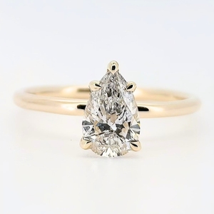 Chỉnh Engagement <span class=keywords><strong>Ring</strong></span> IGI Chứng Nhận Tổng Hợp Kim Cương Nhẫn 9K <span class=keywords><strong>10K</strong></span> 14K 18K Vàng Rắn Vàng Phòng Thí Nghiệm Grown Kim Cương Nhẫn - Product Image 2