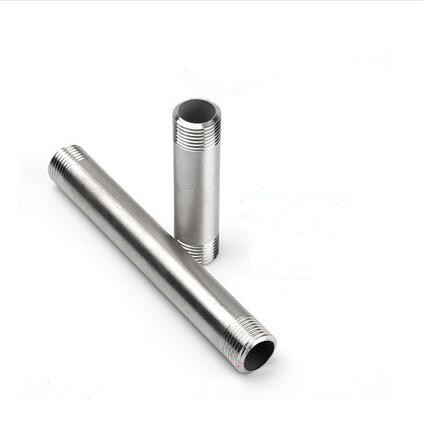 SS304  Long Nipple BSP NPT Male Thread Nipple