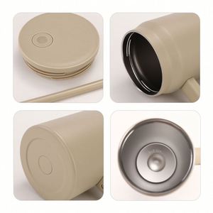 Bouteille d'eau isotherme en acier inoxydable à double paroi de 50 oz avec logo personnalisé, thermos, tasse de voyage, gobelet avec poignée - Product Image 3