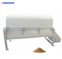 Layar tromel industri baja karbon, tahan korosi, pemisah berlian emas porselen kelas makanan, layar getaran seluler
