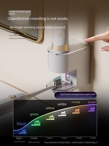 Intelligent Fully Automatic Induction <b>Toothpaste</b> <b>Squeezer</b>, Wall Mounted Electric <b>Squeezer</b>, Bathroom No Drilling - Product Image 3