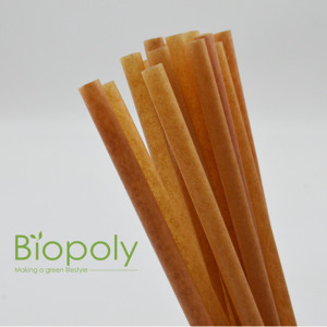 Biopoly-pajitas desechables de plástico PLA Biodegradable, pajitas de bagazo de caña de azúcar, <span class=keywords><strong>Pajillas</strong></span> Con Forro - Product Image 3