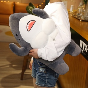 Peluche de Tiburón con Músculos Fuertes, Almohada de Tiburón, Divertido Peluche de Tiburón Azul, Almohada de Peluche para Niños y Adultos - Product Image 5
