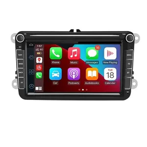 2 DIN đài phát thanh xe Android 12 cho VW/Golf/Polo/Passat/B7/B6/Seat/lon/Skoda 8 "inch 2 din GPS Wifi SD tự động Stereo