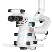 Caméra de microscope dentaire à grossissement de zoom 1.86x-20x Microscope de laboratoire dentaire Microscope chirurgical dentaire