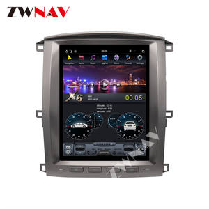 Pantalla Tesla para <span class=keywords><strong>Lexus</strong></span> LX470 <span class=keywords><strong>LX</strong></span>-<span class=keywords><strong>470</strong></span> <span class=keywords><strong>2002</strong></span> 2003 2004 2005 2006 2007 Reproductor Android GPS Auto Radio Estéreo Grabadora Unidad Principal - Product Image 2