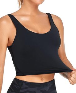 OEM Trọng lượng nhẹ thân thiện với môi thở cao hỗ trợ thể thao áo ngực V trở lại tập thể dục tập thể dục bốn chiều căng Wicking bọt cup Crop - Product Image 3