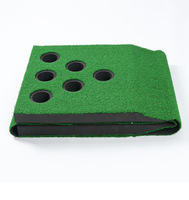 Juego de Golf, Mini Campo de Golf para Adultos, Práctica de Putting en Interiores y Exteriores, Juego de Golf Pong, Green de Putting Portátil