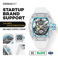 Montres de sport de luxe légères pour hommes Montres mécaniques automatiques ultra-légères Montres pour hommes tendance d'affair