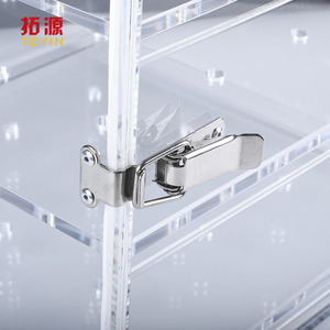 Toyin Acrylic hiển thị tủ trường hợp hộp lưu trữ với Hing khóa cho bánh - Product Image 5