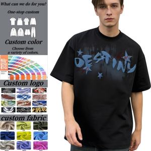 เสื้อยืด TKAN721D ขายดี เสื้อผ้าผู้ชายสไตล์สปอร์ตแคชชวลทรงโอเวอร์ไซส์ หรูหรา สั่งทำพิเศษ ผ้าคอตตอน 100% หนานุ่ม พิมพ์ลายนูน 3 มิติ - Product Image 1