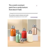 Botellas de Agua Delgadas Personalizadas de Acero Inoxidable, Aisladas Térmicamente para Bebidas Frías y Calientes, Termo para Regalos, Viajes, Campamentos y Senderismo