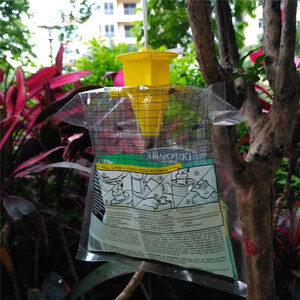 Eco-Friendly Disposable <b>Fly</b> Catcher Bag, No Pesticide Hanging <b>Fly</b> Trap for Organic Garden - Product Image 5