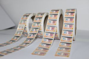 Best-selling customised tamper-proof, anti-counterfeit, <b>waterproof</b> plastic seal <b>labels</b> for void warranty stickers - Product Image 6