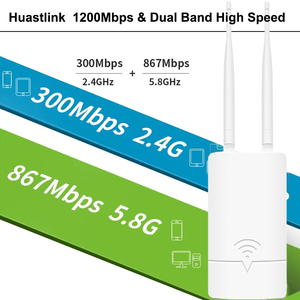จุดเชื่อมต่อ WiFi แบบรอบทิศทาง2.4GHz 5g 1200Mbps พลังงานสูงครอบคลุม WiFi กลางแจ้ง AP - Product Image 5