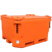 Boîte isotherme portable 200L en PE moulé par rotation pour la conservation des aliments, fabrication en usine du Zhejiang, vente en gros