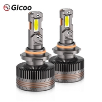 Gicoo F13 Nuevo Faro LED para Auto H1/H4/H7/H11/9005/9006 300W 50000LM 6000K 12V IP67 Resistente al Agua Chip CSP Universal
