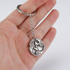 Myshape nórdico 24 <span class=keywords><strong>runas</strong></span> encanto llavero Vintage coraje amuleto Acero inoxidable Futhark runa carta regalo religioso - Product Image 4