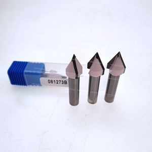 TUOKE Woodworking Cutter <strong>Tools</strong> <strong>CNC</strong> <strong>Router</strong> <strong>Bits</strong> Shank 8mm Cemented Carbide for Milling Cutter Wood 60 V groove <strong>Bit</strong> - Product Image 4