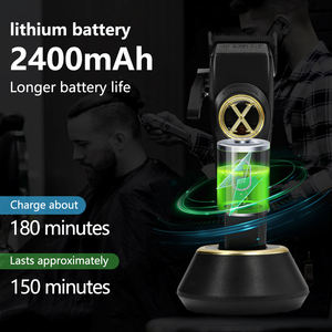 Cortadora de Pelo Profesional con Logotipo Personalizado, Motor Vectorial de Levitación Magnética, 11500 RPM, Batería de 2400 mAh, Cuchilla DLC, Cortadora de Pelo para Barbería - Product Image 3